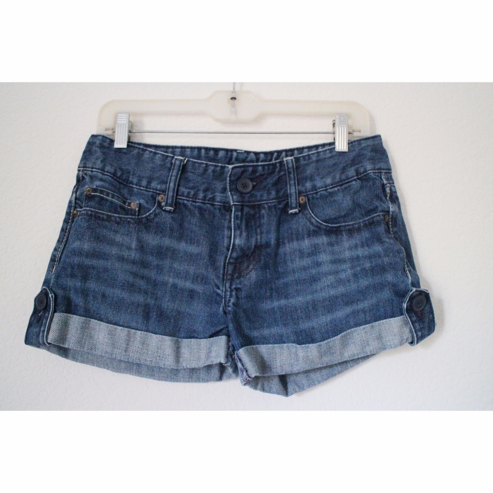X2 Denim Laboratory Jeans Shorts with Side Buttons